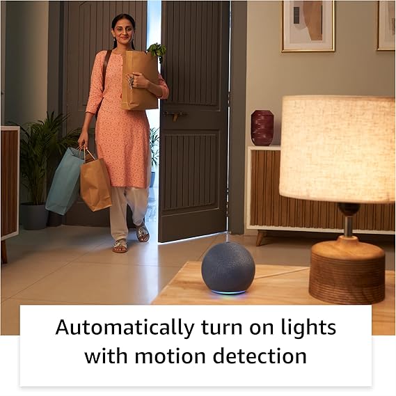 Amazon Echo Dot (5th Gen) | Smart speaker with vibrant sound, Motion Detection, Temperature Sensor, Alexa and Bluetooth| Black